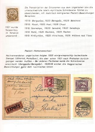 CARPATHO-UKRAINE – sheet 94