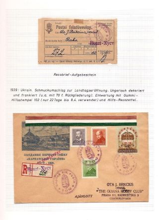 CARPATHO-UKRAINE – sheet 166