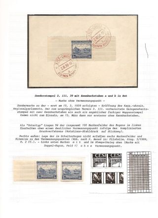 CARPATHO-UKRAINE – sheet 169