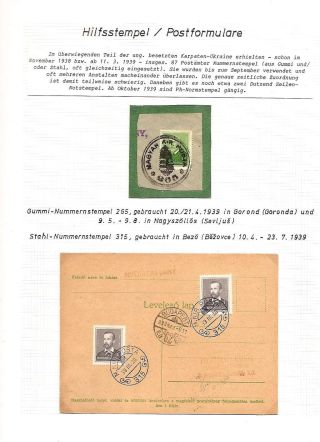 CARPATHO-UKRAINE – sheet 209
