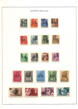 CARPATHO-UKRAINE – sheet 238