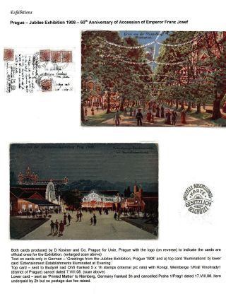 PRAG - GROSSE AUSSTELLUNGEN 1891-1937 – Blatt 17