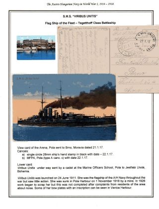 DIE K. u. K. ÖSTERREICH-UNGARISCHE KRIEGSMARINE IM ERSTEN WELTKRIEG – Blatt 3