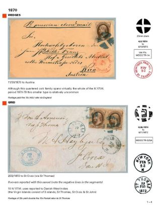 DIE PROGRESSION DER NEW YORK POSTSTEMPELN AUF AUSLANDSSENDUNGEN 1870-1878 – Blatt 5