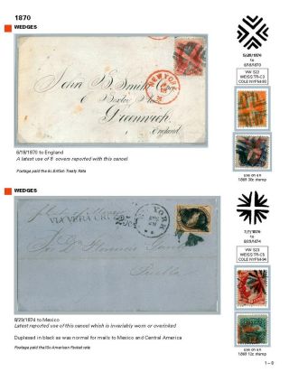 DIE PROGRESSION DER NEW YORK POSTSTEMPELN AUF AUSLANDSSENDUNGEN 1870-1878 – Blatt 9