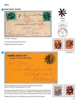 DIE PROGRESSION DER NEW YORK POSTSTEMPELN AUF AUSLANDSSENDUNGEN 1870-1878 – Blatt 17