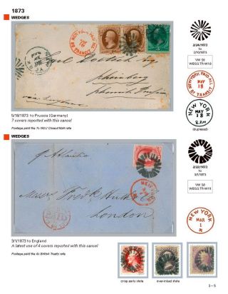 DIE PROGRESSION DER NEW YORK POSTSTEMPELN AUF AUSLANDSSENDUNGEN 1870-1878 – Blatt 38