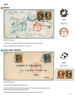 DIE PROGRESSION DER NEW YORK POSTSTEMPELN AUF AUSLANDSSENDUNGEN 1870-1878 – Blatt 40
