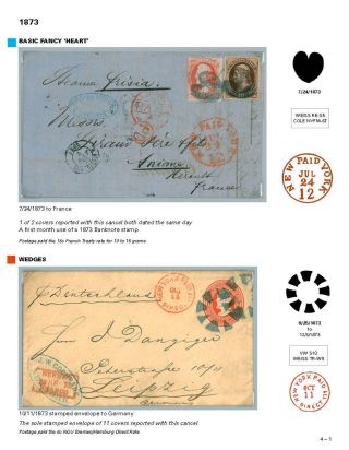 DIE PROGRESSION DER NEW YORK POSTSTEMPELN AUF AUSLANDSSENDUNGEN 1870-1878 – Blatt 50