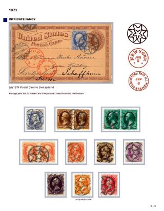 DIE PROGRESSION DER NEW YORK POSTSTEMPELN AUF AUSLANDSSENDUNGEN 1870-1878 – Blatt 55