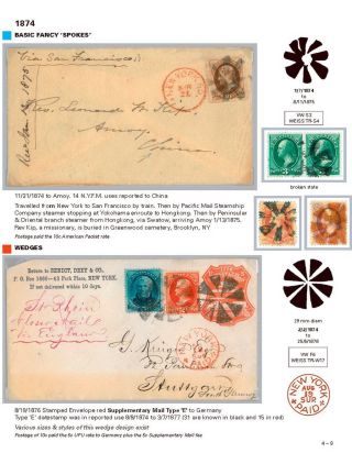 DIE PROGRESSION DER NEW YORK POSTSTEMPELN AUF AUSLANDSSENDUNGEN 1870-1878 – Blatt 57