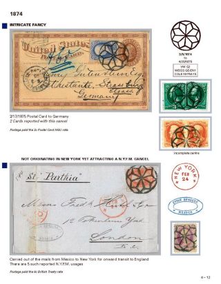 DIE PROGRESSION DER NEW YORK POSTSTEMPELN AUF AUSLANDSSENDUNGEN 1870-1878 – Blatt 61