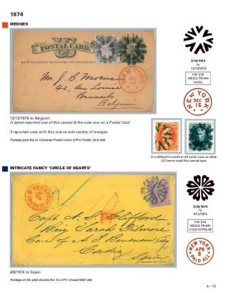 DIE PROGRESSION DER NEW YORK POSTSTEMPELN AUF AUSLANDSSENDUNGEN 1870-1878 – Blatt 62