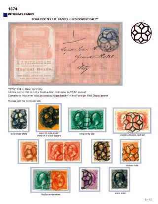 DIE PROGRESSION DER NEW YORK POSTSTEMPELN AUF AUSLANDSSENDUNGEN 1870-1878 – Blatt 77