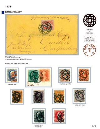 DIE PROGRESSION DER NEW YORK POSTSTEMPELN AUF AUSLANDSSENDUNGEN 1870-1878 – Blatt 78