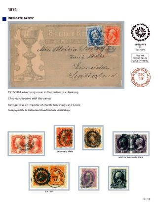 DIE PROGRESSION DER NEW YORK POSTSTEMPELN AUF AUSLANDSSENDUNGEN 1870-1878 – Blatt 79