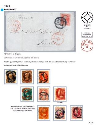 DIE PROGRESSION DER NEW YORK POSTSTEMPELN AUF AUSLANDSSENDUNGEN 1870-1878 – Blatt 80