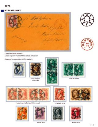DIE PROGRESSION DER NEW YORK POSTSTEMPELN AUF AUSLANDSSENDUNGEN 1870-1878 – Blatt 83