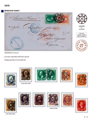 DIE PROGRESSION DER NEW YORK POSTSTEMPELN AUF AUSLANDSSENDUNGEN 1870-1878 – Blatt 92