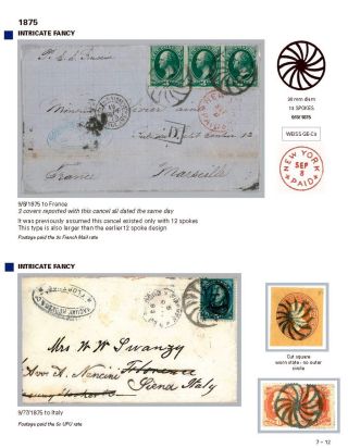 DIE PROGRESSION DER NEW YORK POSTSTEMPELN AUF AUSLANDSSENDUNGEN 1870-1878 – Blatt 109