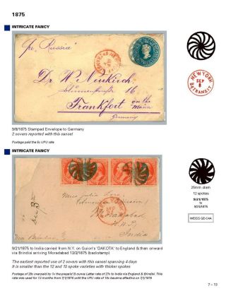 DIE PROGRESSION DER NEW YORK POSTSTEMPELN AUF AUSLANDSSENDUNGEN 1870-1878 – Blatt 110