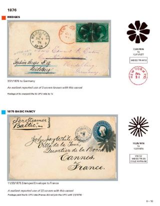 DIE PROGRESSION DER NEW YORK POSTSTEMPELN AUF AUSLANDSSENDUNGEN 1870-1878 – Blatt 123