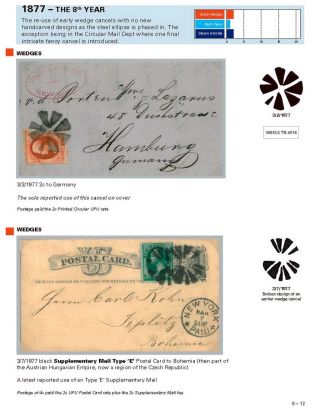 DIE PROGRESSION DER NEW YORK POSTSTEMPELN AUF AUSLANDSSENDUNGEN 1870-1878 – Blatt 125