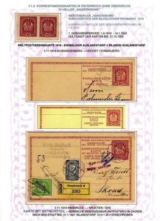 RAKOUSKÉ KORESPONDENČNÍ LÍSTKY BĚHEM INFLACE 1918-1925 (1926) – list 5