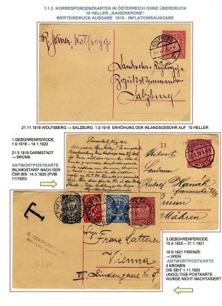 RAKOUSKÉ KORESPONDENČNÍ LÍSTKY BĚHEM INFLACE 1918-1925 (1926) – list 7