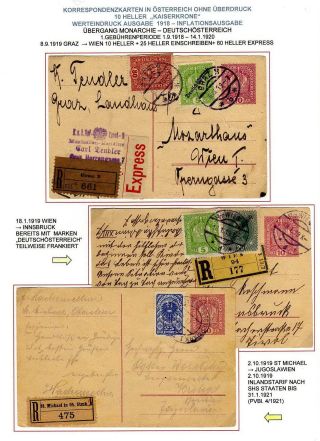 RAKOUSKÉ KORESPONDENČNÍ LÍSTKY BĚHEM INFLACE 1918-1925 (1926) – list 8