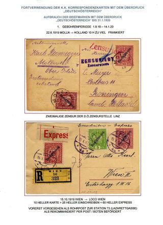 RAKOUSKÉ KORESPONDENČNÍ LÍSTKY BĚHEM INFLACE 1918-1925 (1926) – list 14