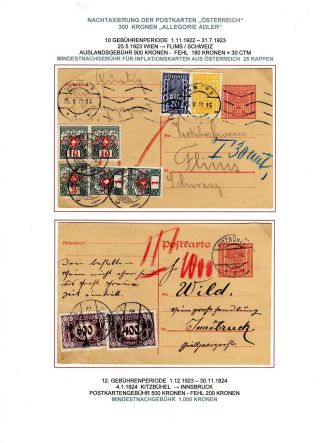 RAKOUSKÉ KORESPONDENČNÍ LÍSTKY BĚHEM INFLACE 1918-1925 (1926) – list 125