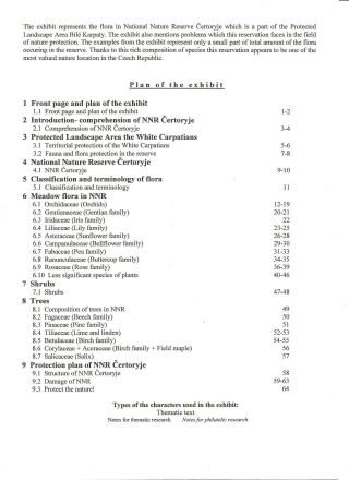 NATIONAL NATURE RESERVE CERTORYJE AND ITS FLORA – sheet 2