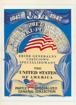 SPOJENÉ STÁTY AMERICKÉ 1847-1947 – list 1