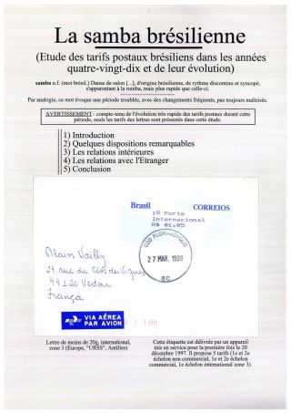 DER BRASILIANISCHE SAMBA, STUDIUM DER INFLATION IN BRASIL 1988-1997 – Blatt 1