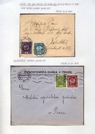AUSTRIA 1916-1917, FRANKED FORMS AND FRANKINGS – sheet 11