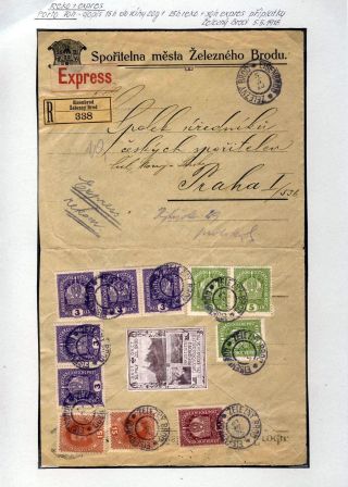 AUSTRIA 1916-1917, FRANKED FORMS AND FRANKINGS – sheet 25
