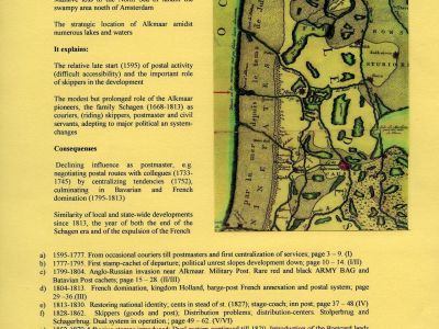 POSTAL HISTORY OF A FAMOUS DUTCH TOWN ALKMAAR