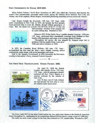 PÁRA DOBÝVÁ ATLANTIK 1819-1860 – list 2