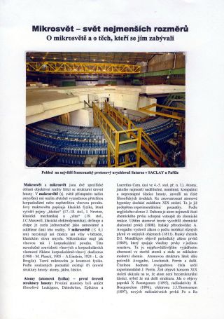 MICROWORLD - WORLD OF THE SMALLEST DIMENSIONS – sheet 1