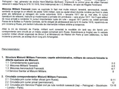 FRENCH MILITARY MISSION IN ROMANIA 1916-1918