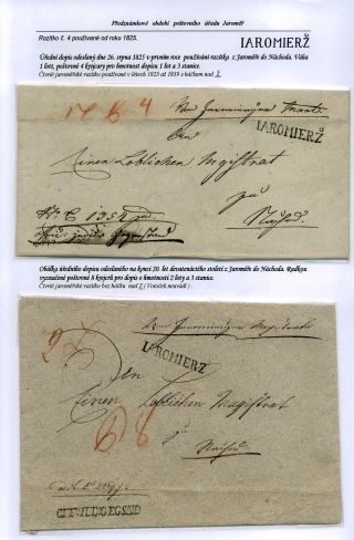 VORPHILATELISTISCHES ZEITRAUM DES POSTAMT JAROMER – Blatt 9