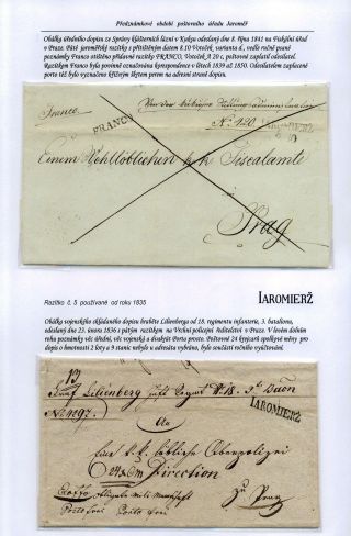 VORPHILATELISTISCHES ZEITRAUM DES POSTAMT JAROMER – Blatt 11