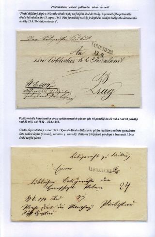 VORPHILATELISTISCHES ZEITRAUM DES POSTAMT JAROMER – Blatt 14