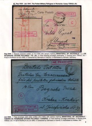 POŠTOVNÍ HISTORIE RUMUNSKA BĚHEM 2. SVĚTOVÉ VÁLKY - MEZINÁRODNÍ SOUVISLOSTI – list 2
