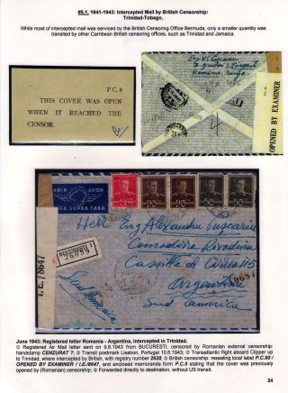 POŠTOVNÍ HISTORIE RUMUNSKA BĚHEM 2. SVĚTOVÉ VÁLKY - MEZINÁRODNÍ SOUVISLOSTI – list 24