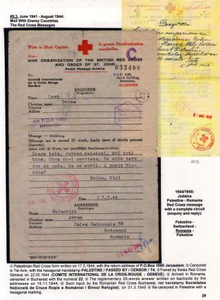 POŠTOVNÍ HISTORIE RUMUNSKA BĚHEM 2. SVĚTOVÉ VÁLKY - MEZINÁRODNÍ SOUVISLOSTI – list 29