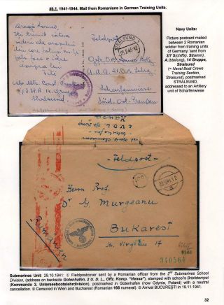 POŠTOVNÍ HISTORIE RUMUNSKA BĚHEM 2. SVĚTOVÉ VÁLKY - MEZINÁRODNÍ SOUVISLOSTI – list 32