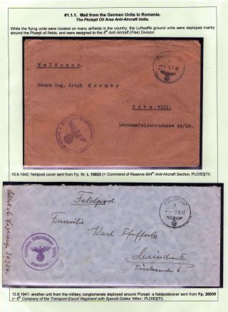 STRUČNÁ VOJENSKÁ POŠTOVNÍ HISTORIE RUMUNSKA ZA 2. SVĚTOVÉ VÁLKY: MEZINÁRODNÍ VOJENSKÁ SPOLUPRÁCE 1940-1945 – list 5