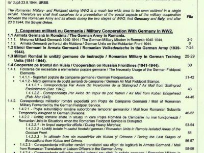 KURZE MILITÄR-POSTGESCHICHTE VON RUMÄNIEN IN 2. WELTKRIEG: INTERNATIONALEN MILITÄRISCHEN ZUSAMMENARBEIT 1940-1945
